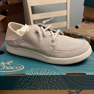 Chaco Light Gray Canvas Shoes